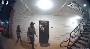 Cheating neighbour caught on camera